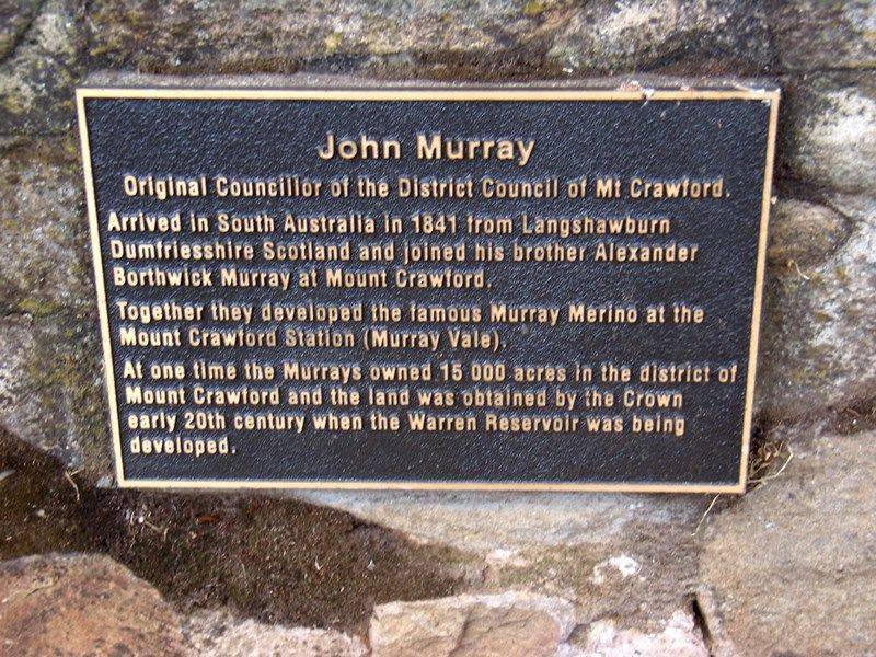 Murray Plaque: 12-March-2017