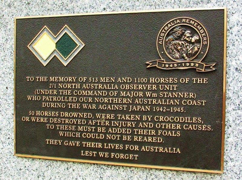 2/1 North Australia Observer Unit Plaque; 30-June-2015