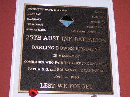 25th Battalion darling Downs