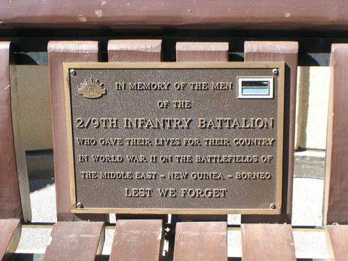 29th Infantry Battalion Plaque