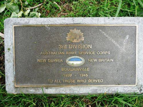 3rd Division Australian Army Service Corps : 24-October-2011