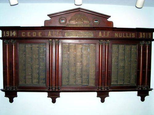 42nd Battalion Roll of Honour