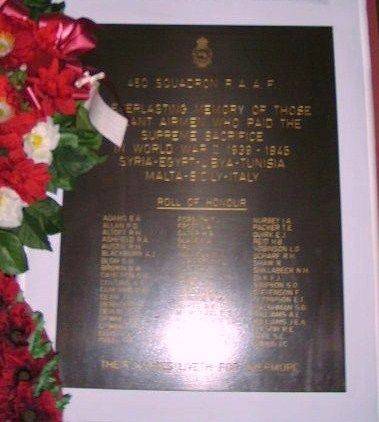 450 Squadron Roll of Honour