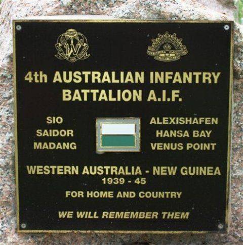 4th Australian Infantry Battalion : December 2013