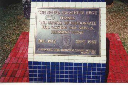 503rd Parachute Regiment Memorial