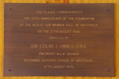 50th Anniversary Bexley RSL : April 2014
