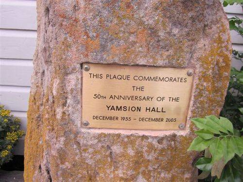 Yamsion Hall Plaque : 23-04-2011
