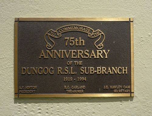75th Anniversary of Dungog RSL : 17-December-2012