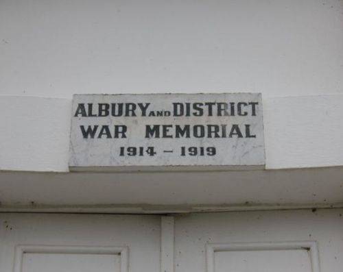 Albury & District War Memorial : 13-October-2012