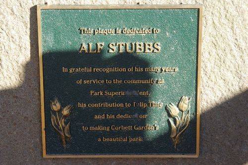 Alf Stubbs Plaque : August-2014