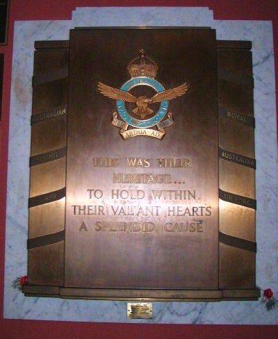 Aust Flying Corps + RAAF Plaque