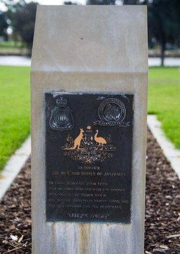 Australia Remembers Plaque