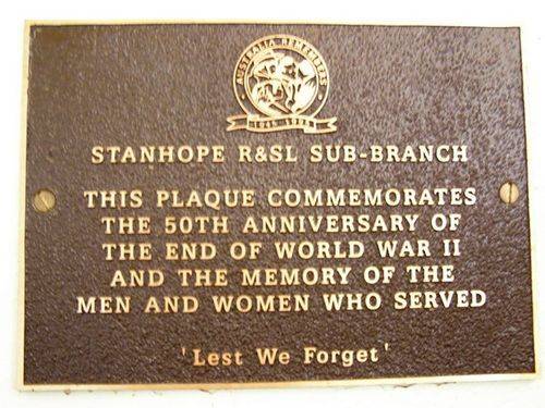 Australia Remembers Plaque : 25-04-2014