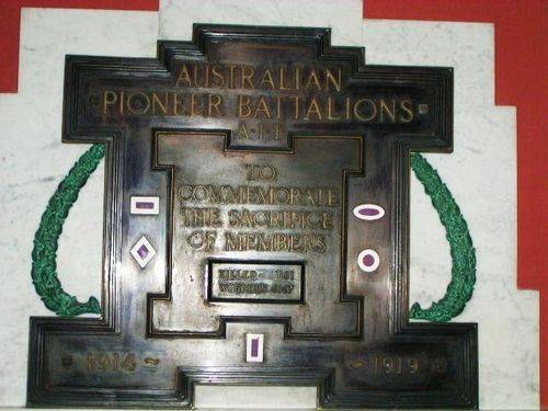 Australian Pioneers Battalion Memorial