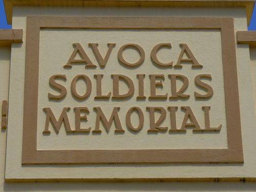 Avoca Soldiers Memorial