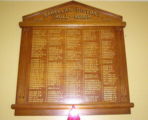 Barellan District Honour Roll : 27-03-2014