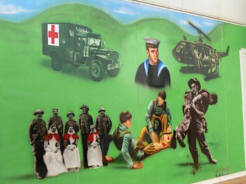 Barwon Health Garden Mural : 28-August-2011