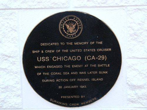 Battle of the Coral Sea Memorial USS Chicago