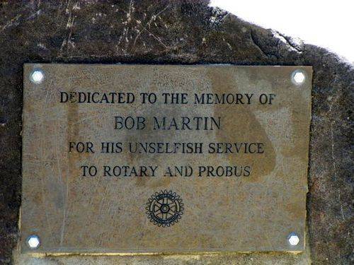 Bob Martin Plaque