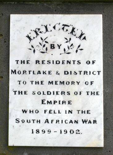 Boer War Memorial : 02-August-2011