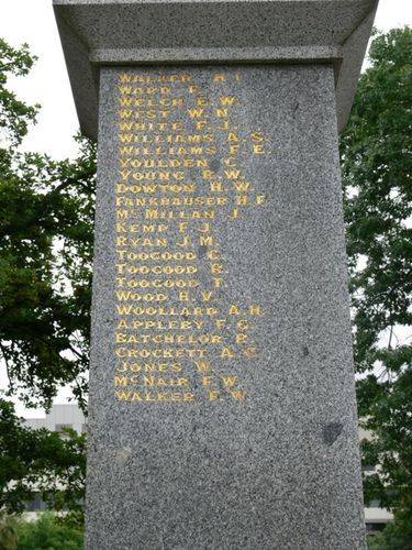 Box Hill War Memorial : 14-November-2011