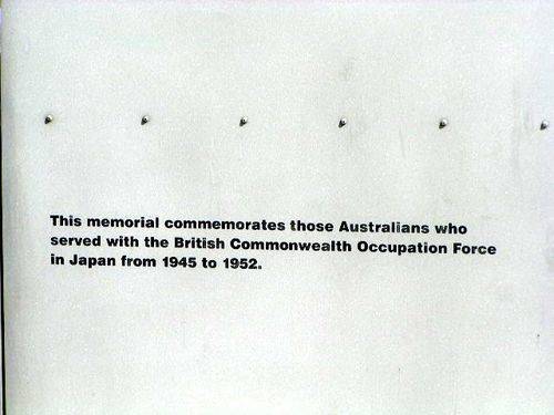 British Commonwealth Occupation Force Memorial