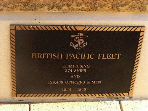 British Pacific Fleet Plaque