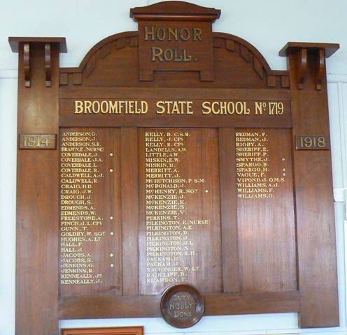 Broomfield State School Honour Roll : 20-May-2012