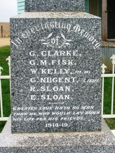 Bungarby War Memorial : 17-October-2011
