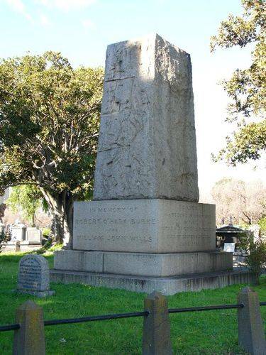 Burke + Wills Grave Monument