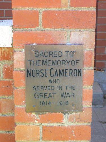 Cameron and Gallagher Memorial Plaques : 30-December-2012