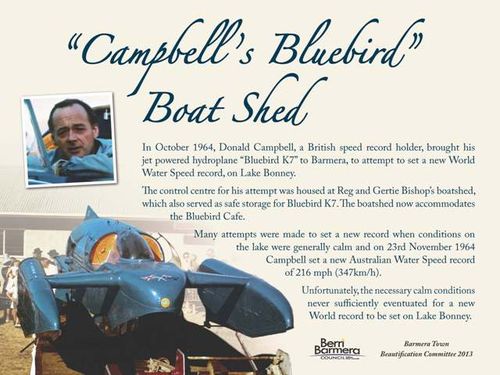 Campbell`s Boatshed Plaque : September 2013