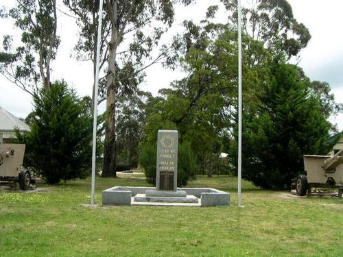 Cann River War Memorial ; 2007