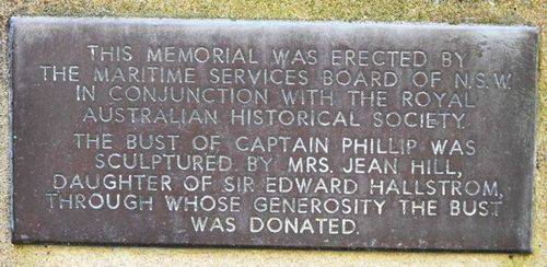 Captain Arthur Phillip Inscription3