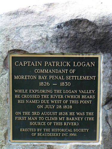 Captain Logan  Plaque