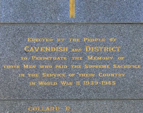 Cavendish War Memorial