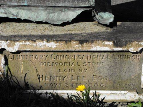 Centenary Congregational Church Memorial Stone 2