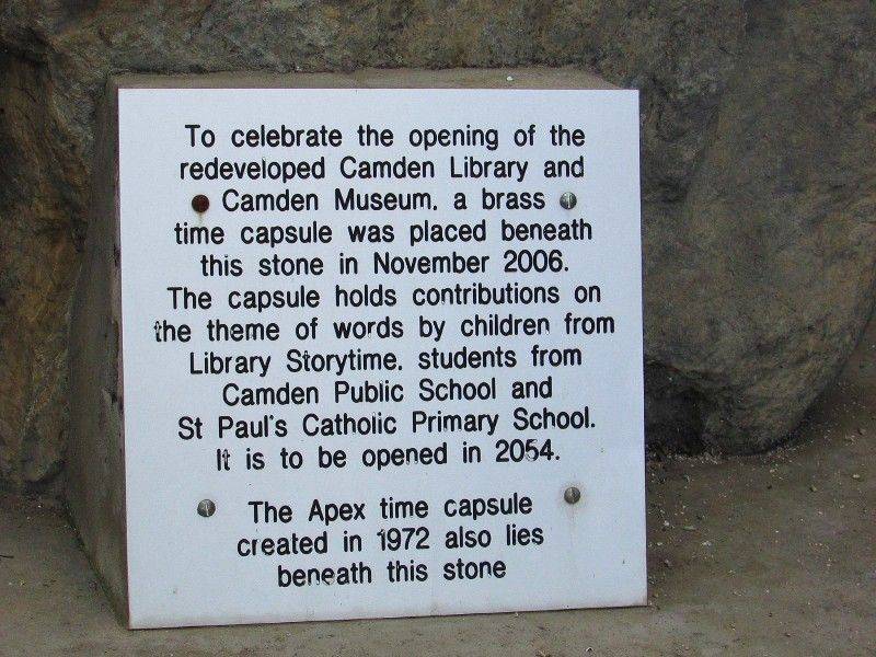 Other Time Capsules Plaque : 10-May-2015