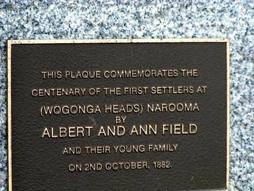 Centenary of First Settlers Plaque