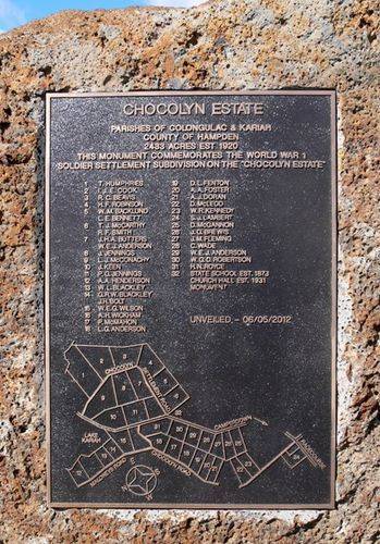 Chocolyn Soldier Settlement : 19-May-2012
