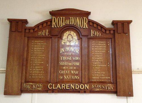 Clarendon Honour Roll : November 2013