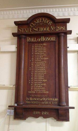 Clarendon State School Honour Roll : November 2013