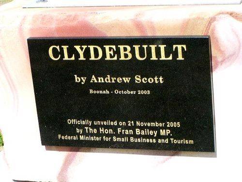 Clydebuilt Plaque