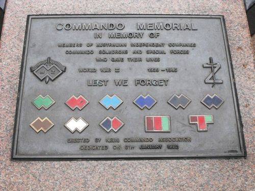 Commando Memorial Inscription