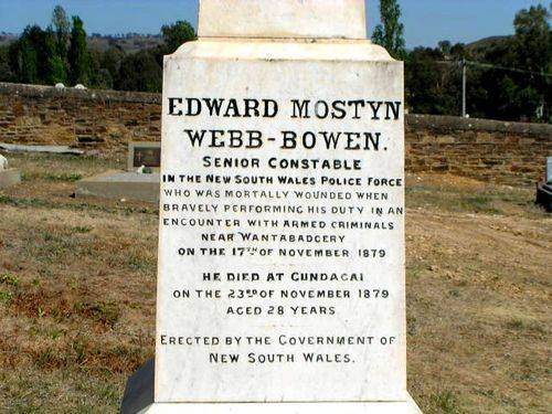 Constable Webb Bowen Inscription
