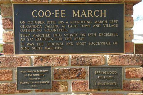 Coo-ee March Inscription : July 2014