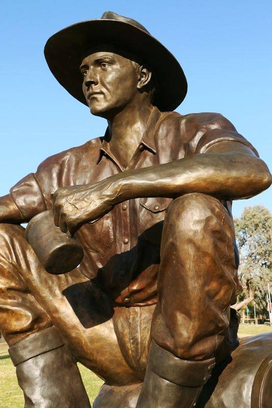 Cunnamulla Fella Monument Australia