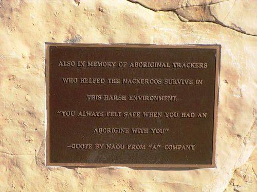 Dedication Plaque Aboriginal Trackers