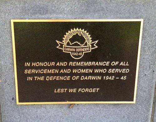 Defence of Darwin : November 2013