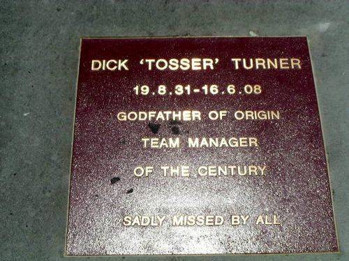 Dick Tosser   Turner Plaque